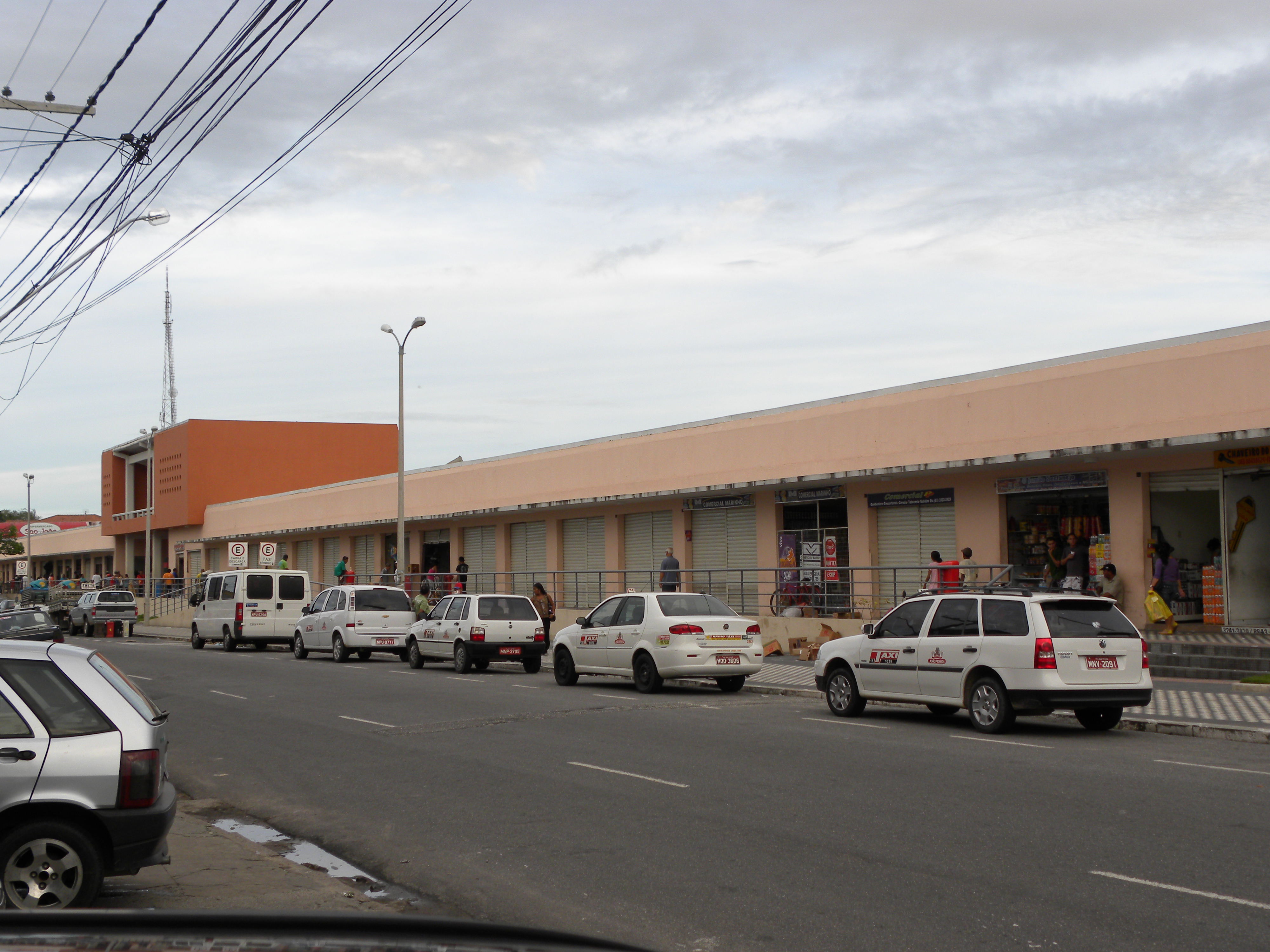 Fachada do Mercado Central de João Pessoa, na rua Pedro II, no Centro Histórico da cidade