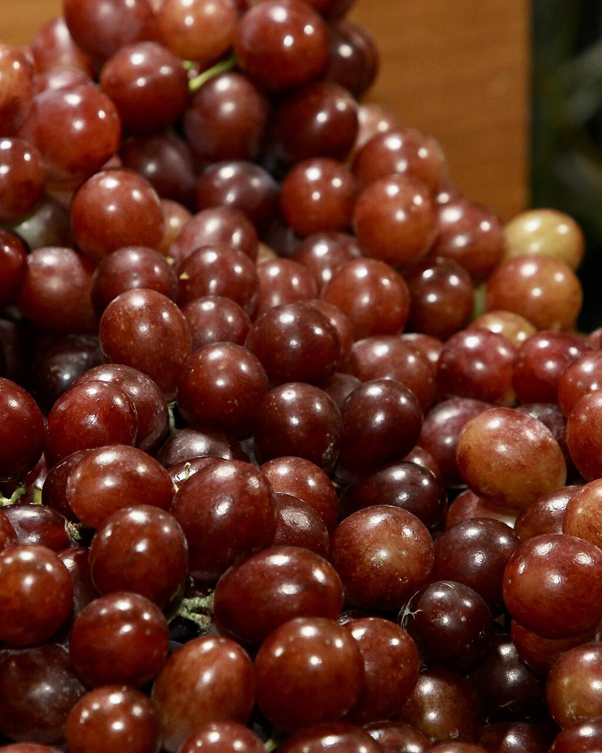 Cachos de uva Niagara rosada na Festa da Uva de Jundiaí.